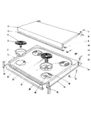 Cook top section