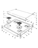 Cook top section