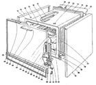 Kenmore 1019136690 lower oven section diagram