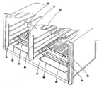 Kenmore 1019966440 oven assembly section diagram