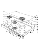 Cook top section