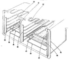 Kenmore 1019166441 oven assembly section diagram