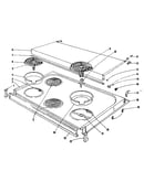 Cook top section