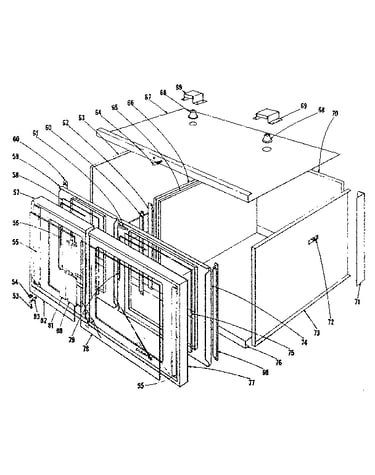 Oven assembly section