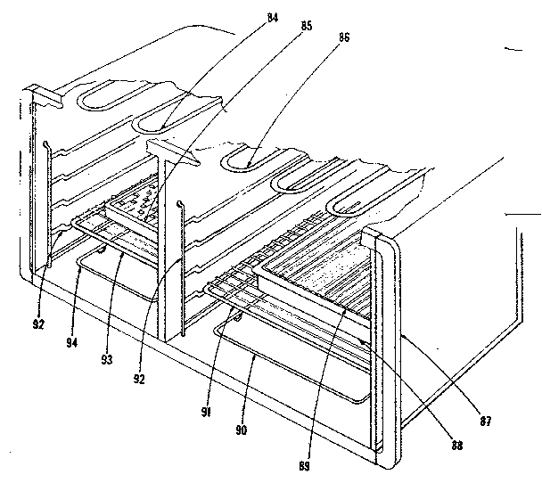 Oven structure section
