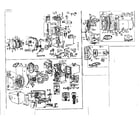 Briggs & Stratton 146400 TO 146468 (1010 - 1071) replacement parts diagram