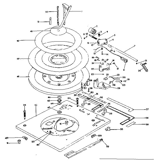 Turntable assembly