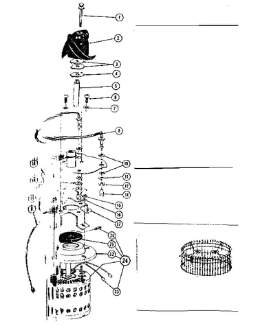 Motor, heater, and impeller details