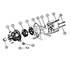 Kenmore 58764340 pump and motor assembly - 802356 diagram