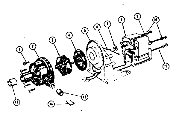 Pump and motor assembly - 802356