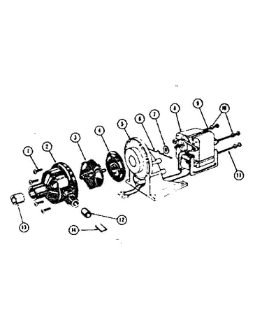 Pump and motor assembly - 802356