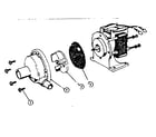 Kenmore 58764340 pump & motor assembly - complete (803752) diagram