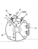 Rear bearing carrier assembly with battery charging terminal
