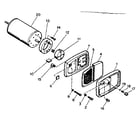 Kenmore 583406130 motor package assembly diagram