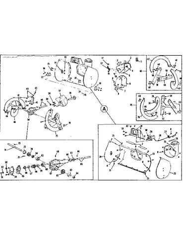 Auger and gear case assembly