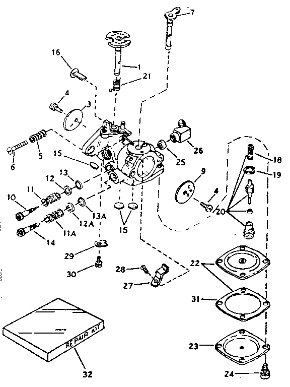 CARBURETOR NO. 631361