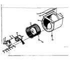 Whirlpool FXX63-112ER-2 blower assembly diagram