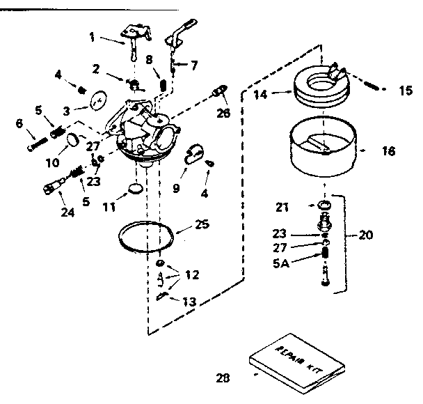 Carburetor no. 632037