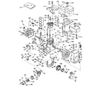 Tecumseh HS50-67099A basic engine diagram