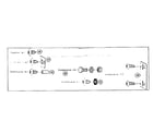 Sears 69660422 fastener combinations diagram