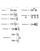 Fastener combinations