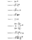 Fastener combinations