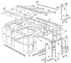 Sears 69660421 replacement parts diagram