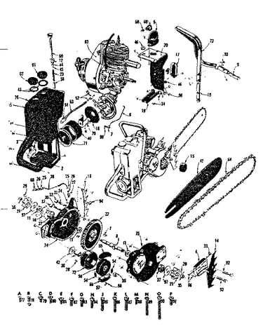 Main frame parts 69-102