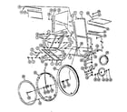 Sears 3391637 frame assembly diagram