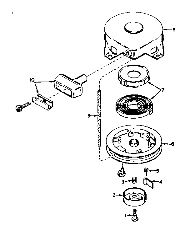 Rewind starter no. 590420