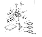 Craftsman 143161182 carburetor no. 630986 diagram