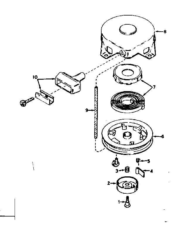 Rewind starter no. 590420
