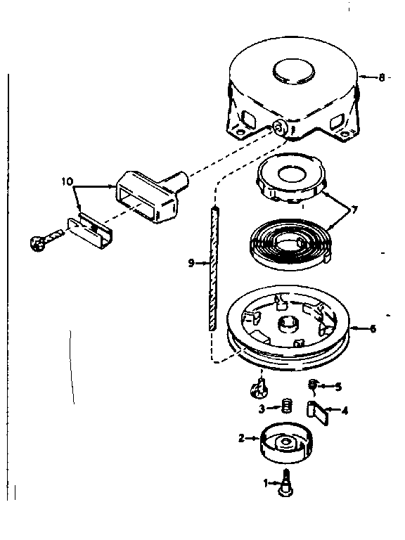 Rewind starter no. 590420