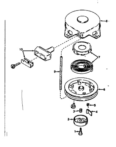 Rewind starter no. 590420