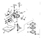 Craftsman 143163042 carburetor no. 630986 diagram