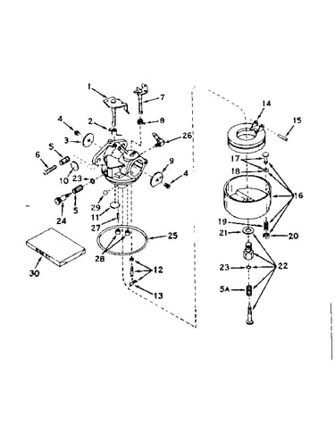 Carburetor no. 630987a