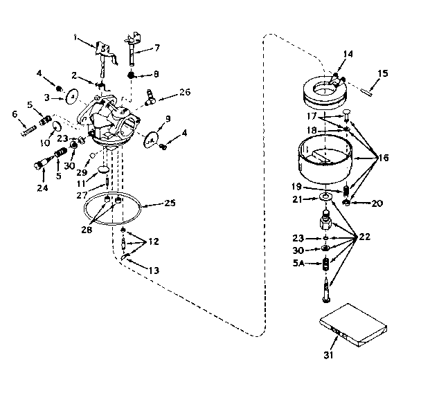 Carburetor no. 631262