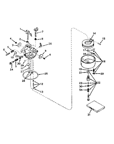 Carburetor no. 631262