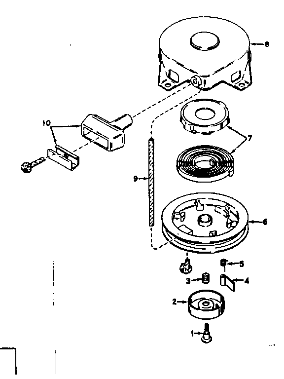 Rewind starter no. 590420