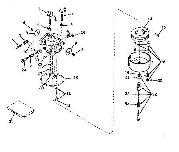 CARBURETOR NO. 631128