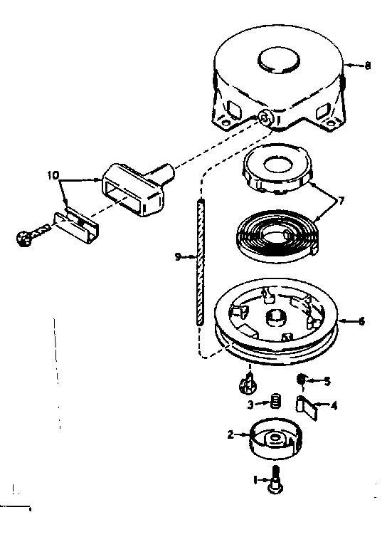 Rewind starter no. 590420