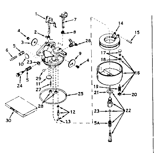 Carburetor no. 631128