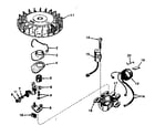 Craftsman 143166042 magneto no. 610689a diagram