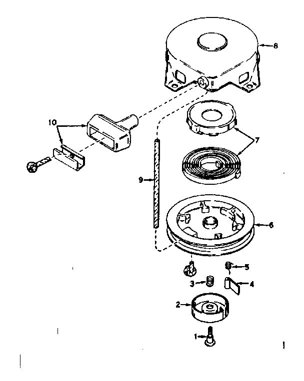 Rewind starter no. 590420