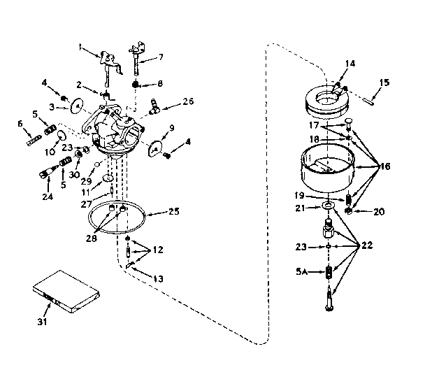 CARBURETOR NO. 631114