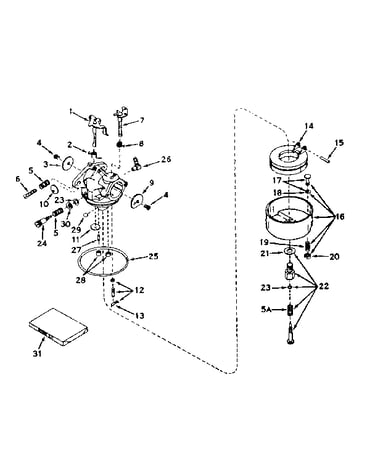Carburetor no. 631114