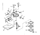 Craftsman 143171022 carburetor no. 630986 diagram