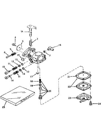 Carburetor no. 631243