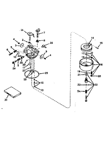 Carburetor no. 631238