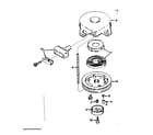 Craftsman 143171102 rewind starter no. 590420 diagram